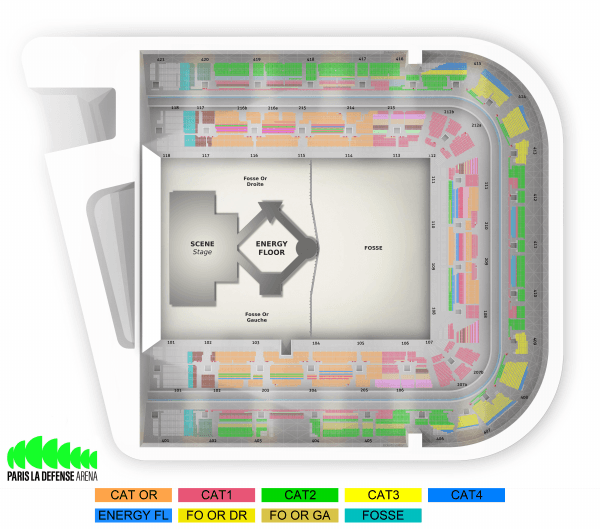Plan de la salle