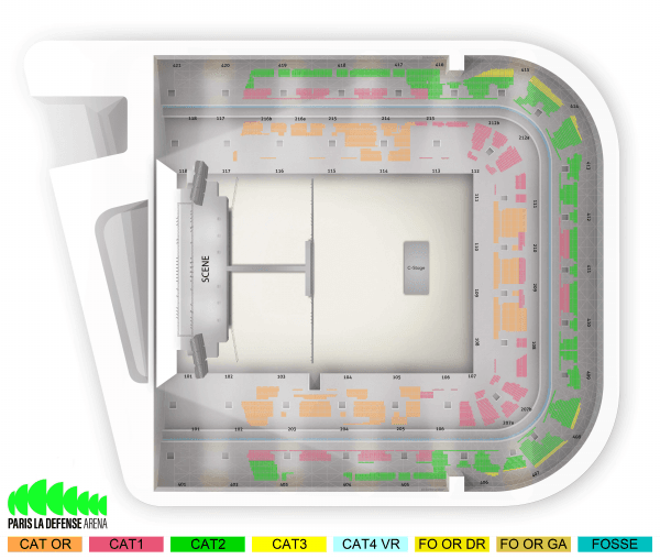 Plan de la salle
